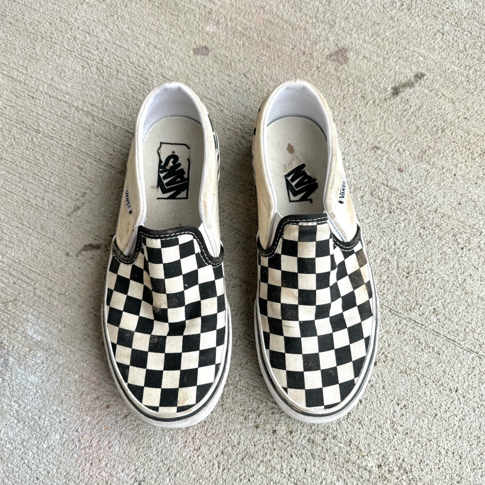 Vans Classic Slip-On Checkerboard Shoe